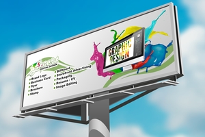 Billboard graphic design business service