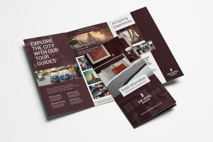 Brochure graphic design business service