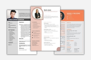 Resume / CV graphic design business service