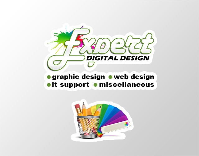 Expert Digital Design offers Graphic Design, Web Design, IT Support, and Miscellaneous business services